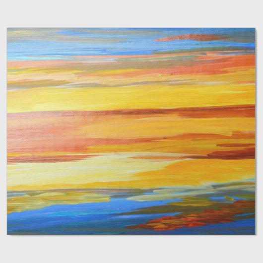 Horizont - Wrapping Paper Geschenkpapier (Flach)