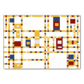 Horizontal 3,5" x 5" Tablecard, Basic Tischnummer (Rückseite)