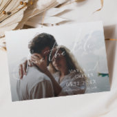 Horizontal ausgeblendetes Foto für Minimalistische Save The Date