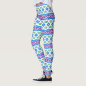 Horizontal bedruckte Leggings (Links)