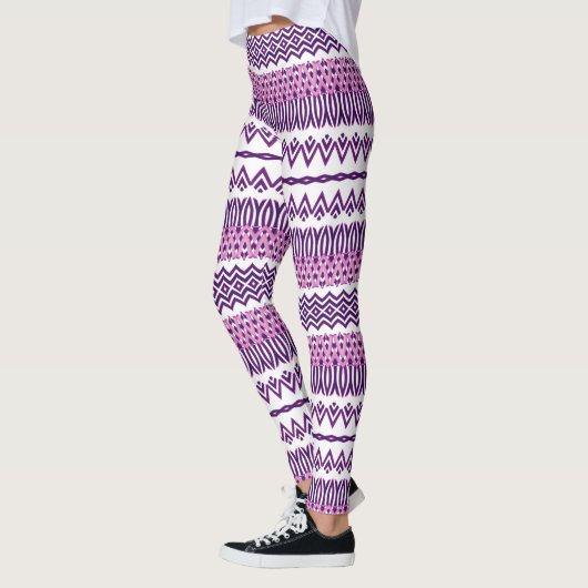 Horizontal bedruckte Leggings (Links)