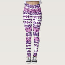 Horizontal bedruckte Leggings