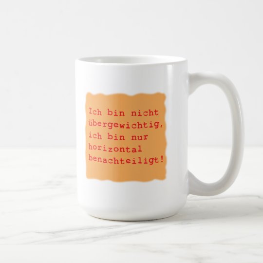 horizontal benachteiligt kaffeetasse