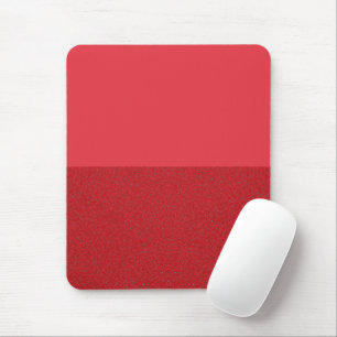 Horizontal gesplitterte Tomatenrote Mousepad