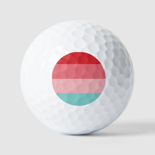 Horizontal gestreift golfball (Vorderseite)