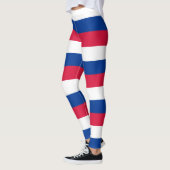 Horizontal gestreift: Nationale Flaggenfarben von  Leggings (Links)