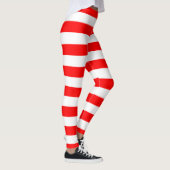 Horizontal gestreifte Flaggenfarben für Georgien Leggings (Rechts)