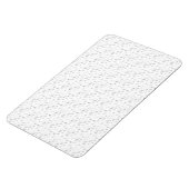 Horizontal, grau Cloud Magnet (Linke Seite)