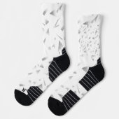 Horizontal, grau Cloud Socken (Links)