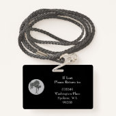 Horizontal ID Lanyard Abzeichen Business Medical Ausweis (Rückseite mit Schlüsselband)