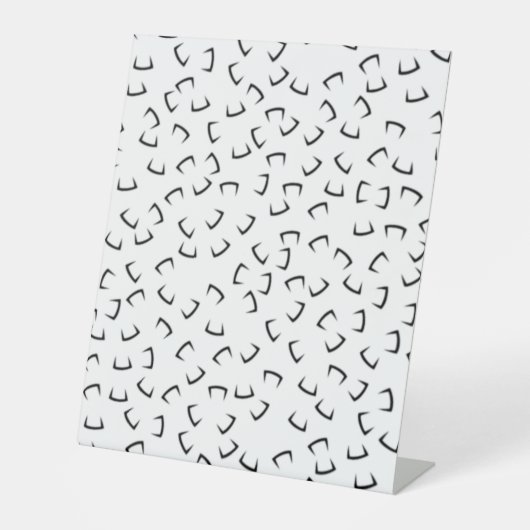 Horizontal, Iridium, Schild mit schwarzem Eel (Vorderseite)