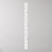 Horizontal, Iridium, Schild mit schwarzem Eel (Vorne)