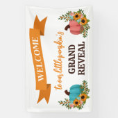 Horizontal Kleine Kürbisgeschlechtsoffenbarung Banner (Vertikal)