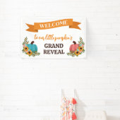 Horizontal Kleine Kürbisgeschlechtsoffenbarung Banner (InSitu)