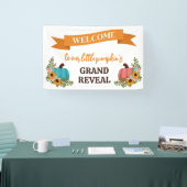 Horizontal Kleine Kürbisgeschlechtsoffenbarung Banner (Messe)