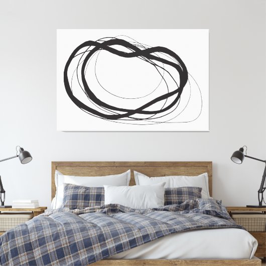 Horizontal kontinuum leinwanddruck (Insitu (Schlafzimmer))