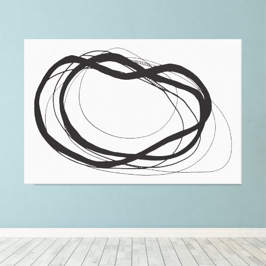 Horizontal kontinuum leinwanddruck (Insitu (Holzboden))