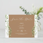 Horizontal koordinieren save the date (Stehend Vorderseite)