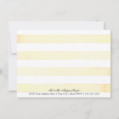 Horizontal Lemon Floral Vielen Dank Notes Citrus A Mitteilungskarte (Rückseite)