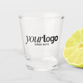 Horizontal Logo Promotional Business Giveaway Schnapsglas