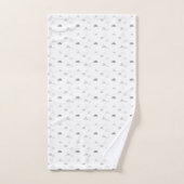Horizontal, mittelgrau badhandtuch set (Handtuch)
