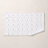 Horizontal, mittelgrau badhandtuch set (Handtuch)