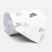 Horizontal, mittelgrau krawatte (Gerollt)