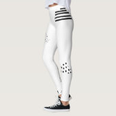 Horizontal, mittelgrau leggings (Links)
