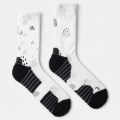 Horizontal, mittelgrau socken (Rechts)