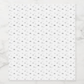 Horizontal, mittelgrau weinetikett (Einzelnes Label)