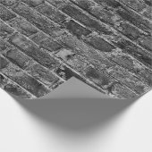horizontal part of black painted brick wallwall,br geschenkpapier (Ecke)
