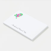 Horizontal personalisierbar post-it klebezettel (angewinkelt)