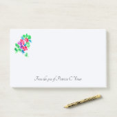 Horizontal personalisierbar post-it klebezettel (Auf Schreibtisch)