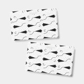 Horizontal, quill grau ausweis (Vorder- & Rückseite)