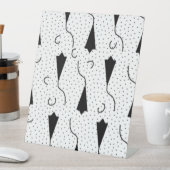 Horizontal, Quill Gray Pedestal-Zeichen Sockelschild (In Situ)