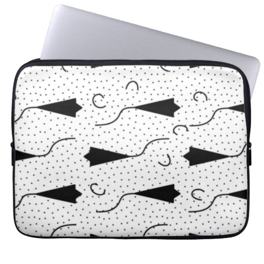 Horizontal, Quill Grey Electronics Bag Laptopschutzhülle (Vorderseite)