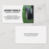 Horizontal | Rasenmäher Visitenkarte (Vorne/Hinten)