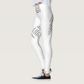 Horizontal, Silber Leggings (Links)