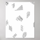 Horizontal, Silber Poster (Vorne)