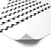 Horizontal, Silver Chalice Pedestelle-Zeichen Poster (Ecke)