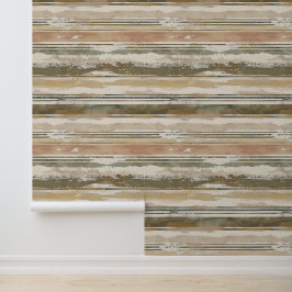 Horizontal skizzierte künstlerische Linien Farbe E Tapete