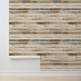 Horizontal skizzierte künstlerische Linien Farbe E Tapete