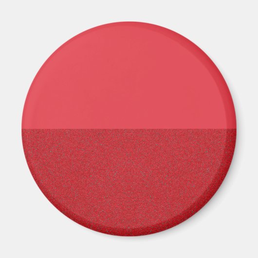 Horizontal Split Texture Tomato Red Magnet Custom (Vorne)