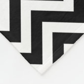 Horizontal Zickzack Fleecedecke (Ecke)