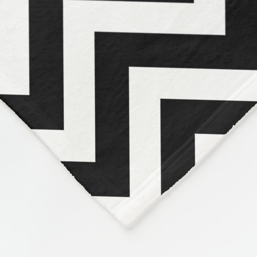 Horizontal Zickzack Fleecedecke (Ecke)