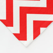 Horizontal Zickzack Fleecedecke (Ecke)