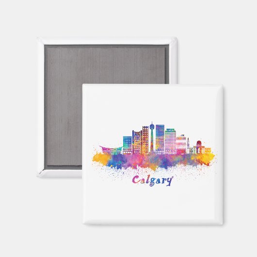 Horizontalakuarela Magnet (Vorderseite/Rückseite)