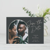 Horizontalbogen | FOTO Save The Date (Stehend Vorderseite)