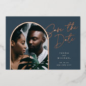 Horizontalbogen | FOTO SAVE THE DATE Folieneinladung (Vorderseite)