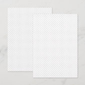 Horizontaldesign 30 RSVP karte (Vorne/Hinten)